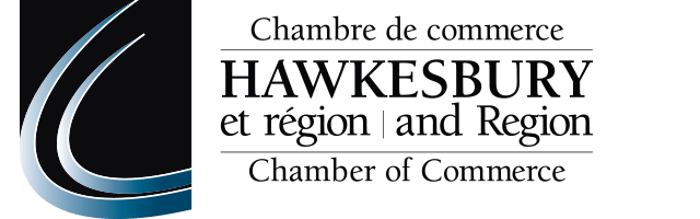 Le logo de la chambre de commerce de Hawkesbury et de la région
