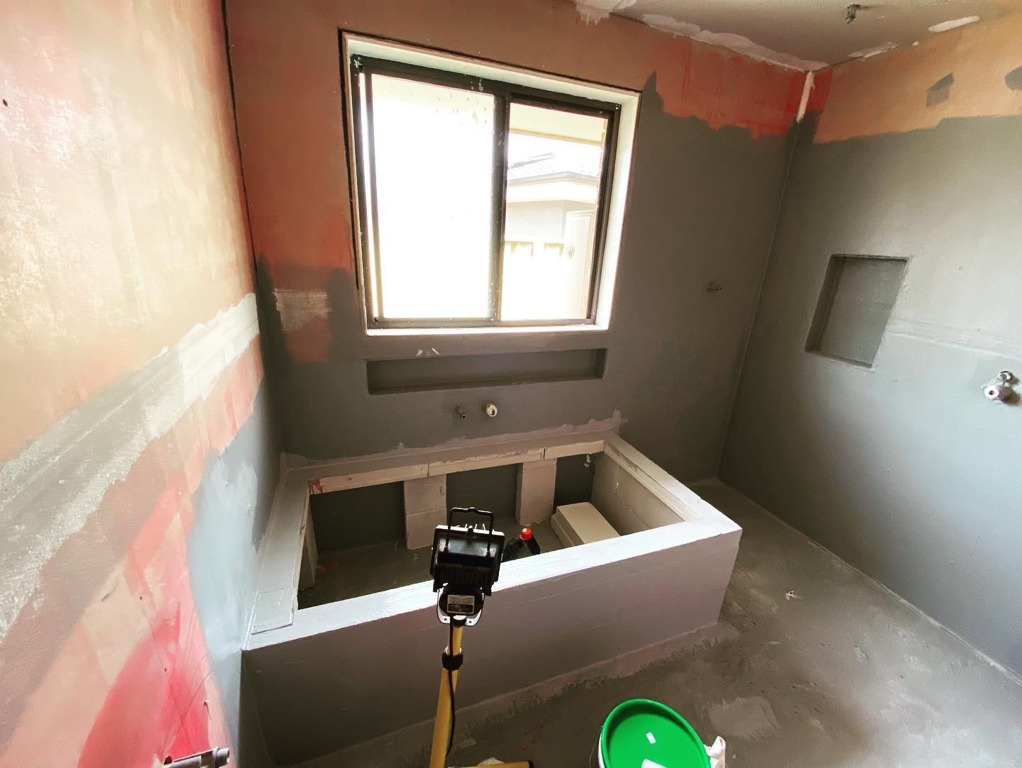 A Bathroom Under Construction — Coastline Building & Renovations In Forster, NSW