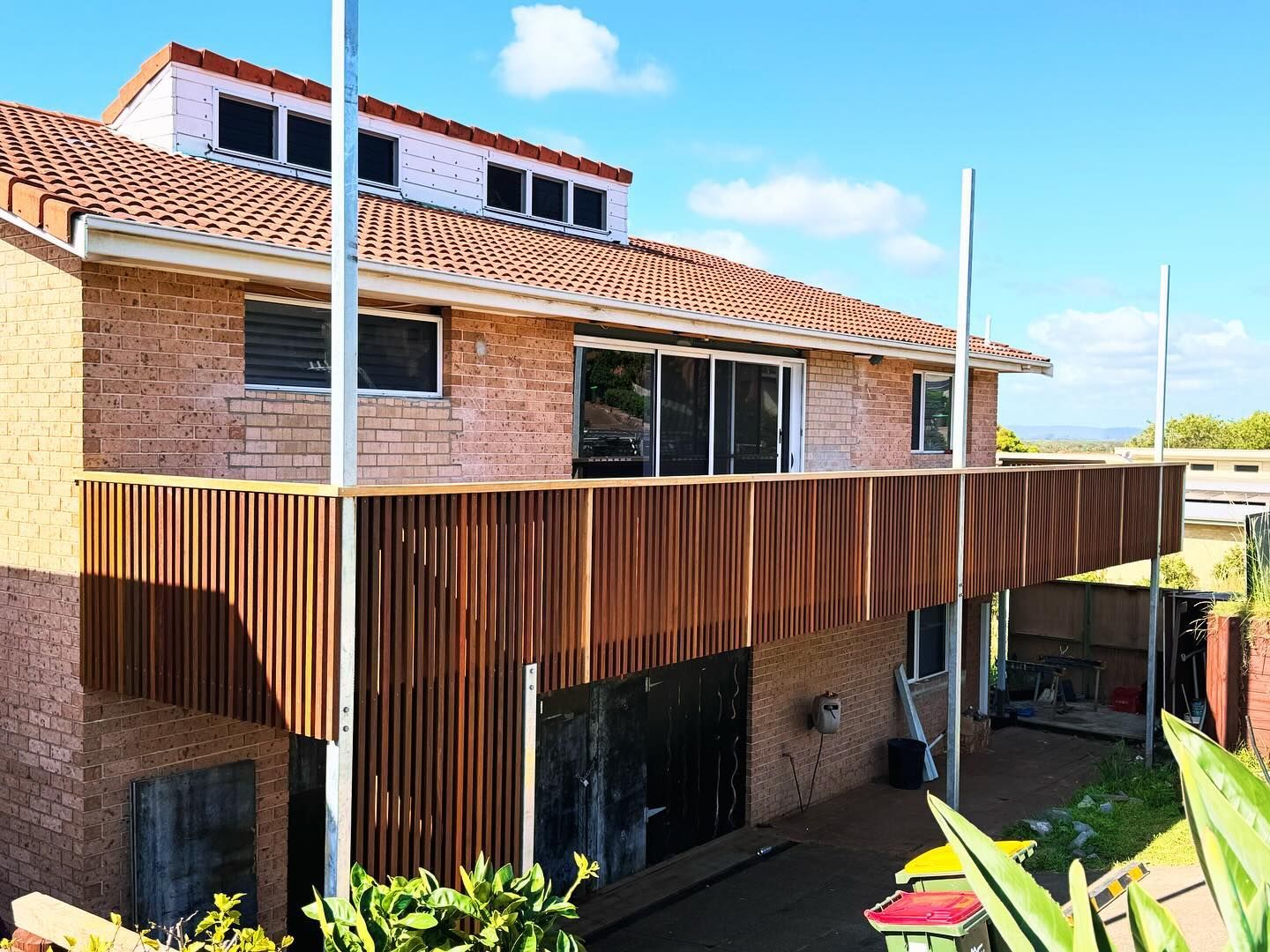 A House with Wooden Deck — Coastline Building & Renovations In Forster, NSW