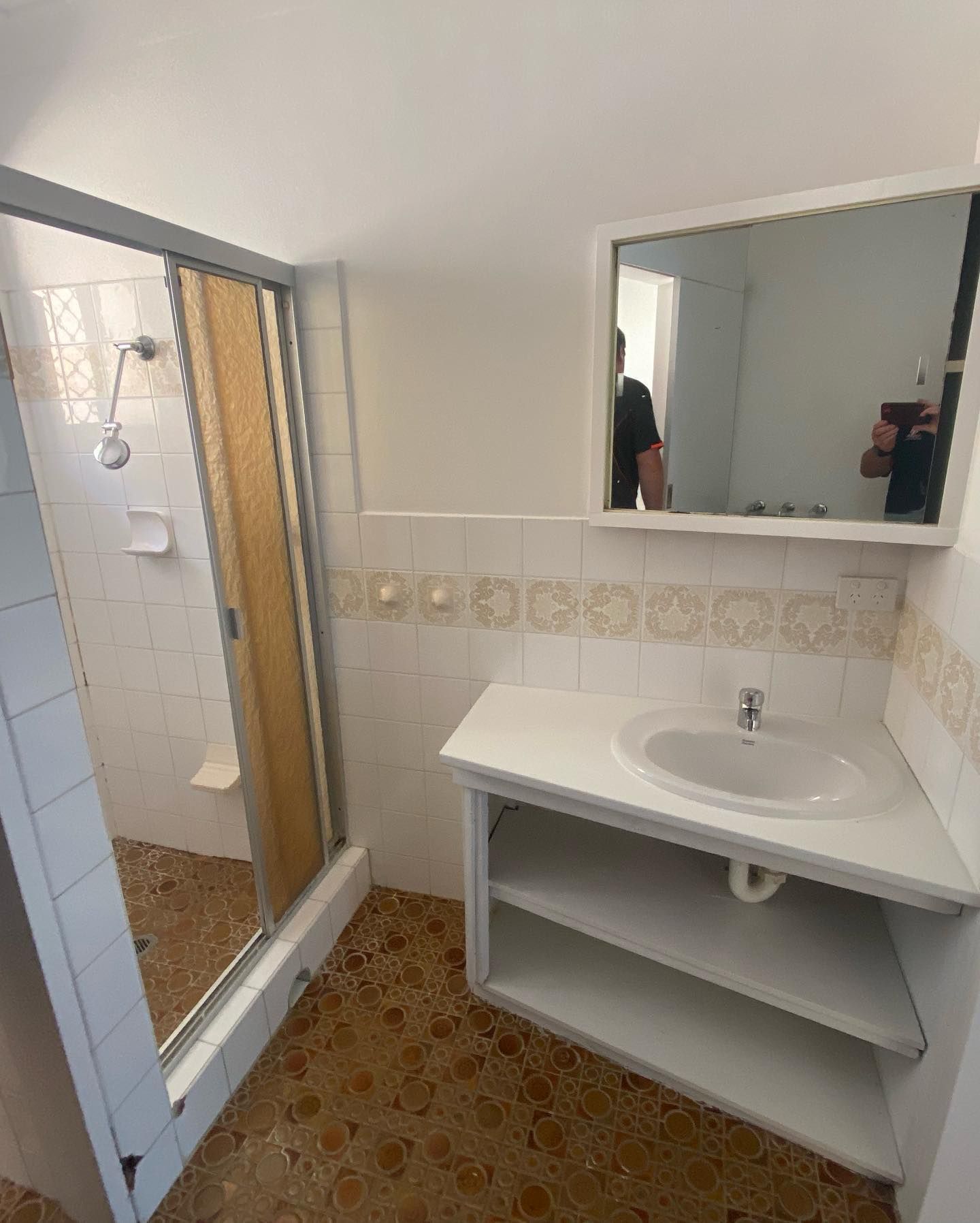 A Bathroom with Shower and Mirror — Coastline Building & Renovations In Forster, NSW