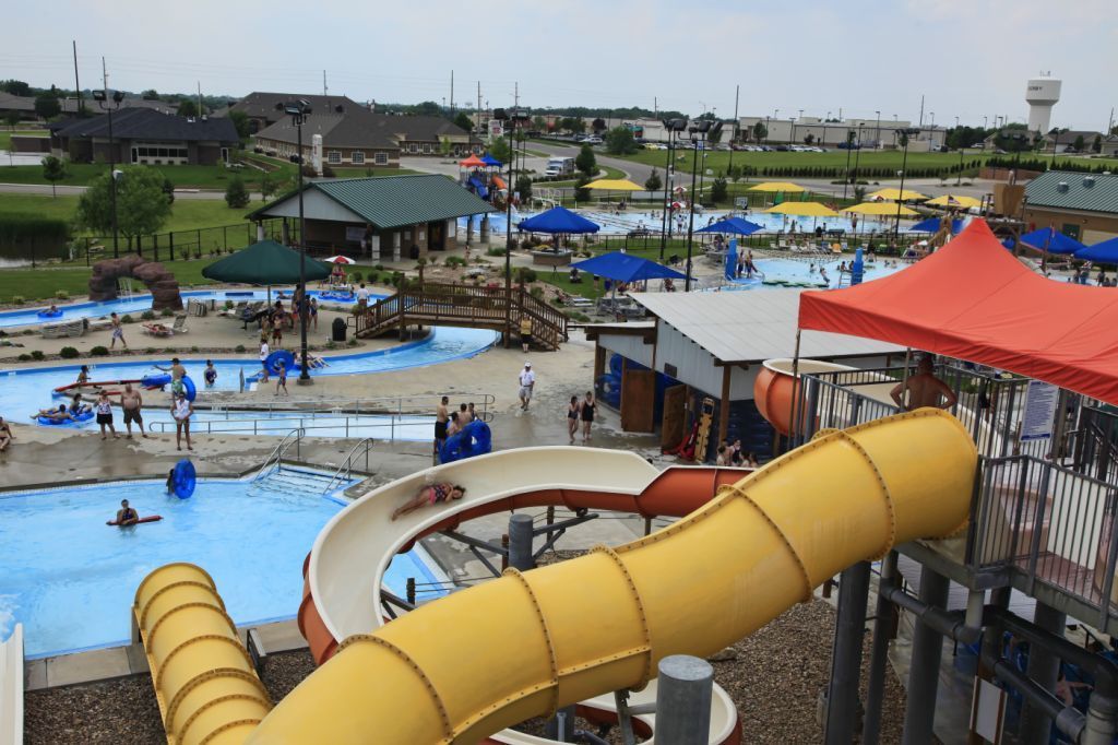 Photo of Rock River Rapids sides and overview of attraction. 