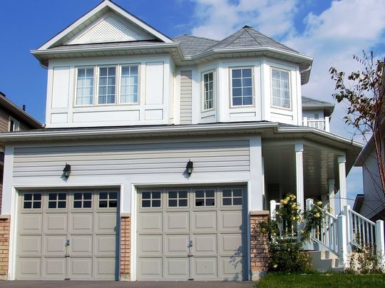a house with garage