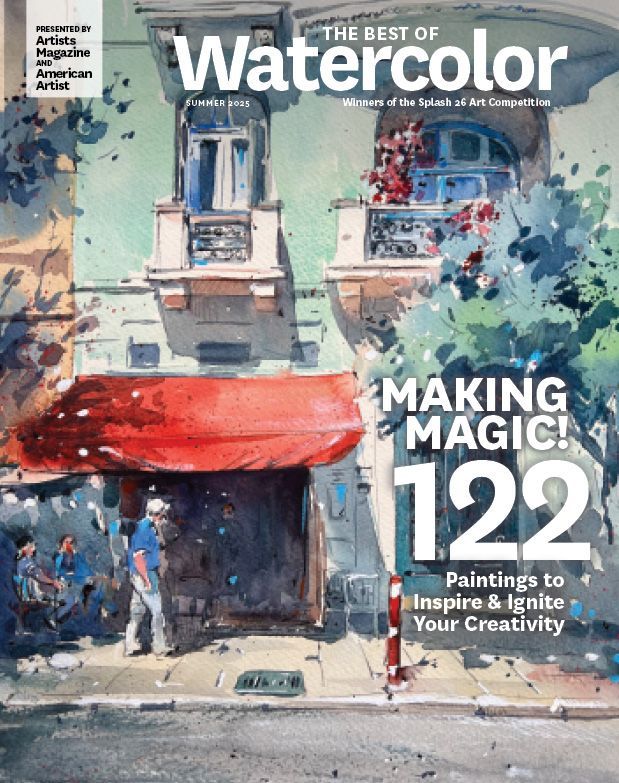 cover page of Splash 26  Best of Watercolour magazine