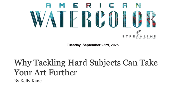 logo for American Watercolor blog