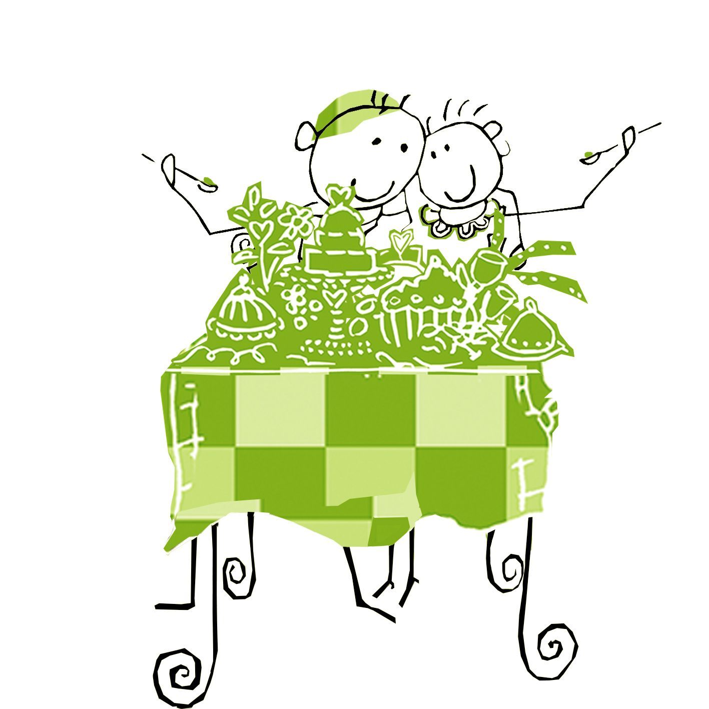 Illustratie voor Toet het Toetjesparadijs door Elise Klinkert