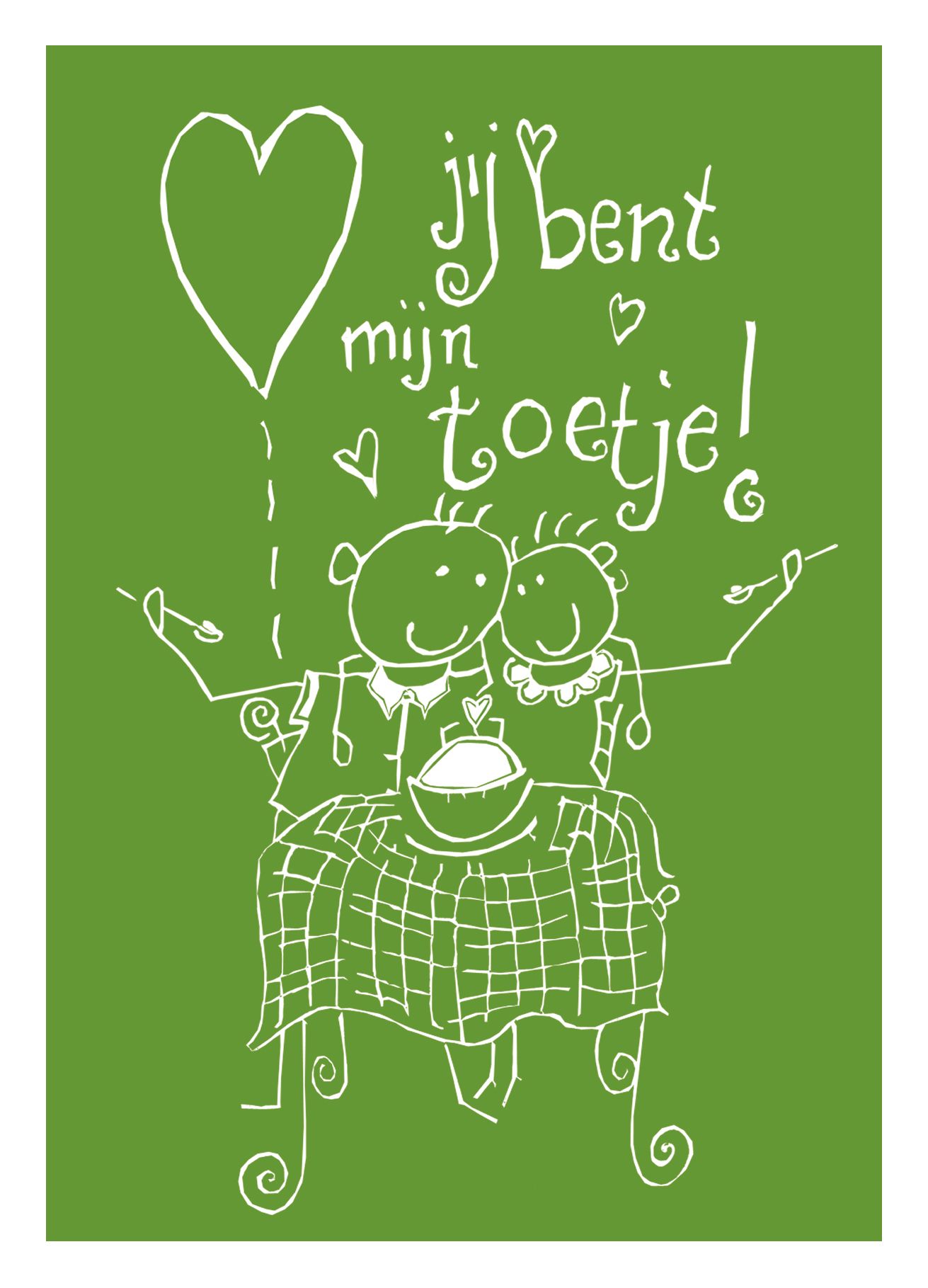 Illustratie voor Toet het Toetjesparadijs door Elise Klinkert

