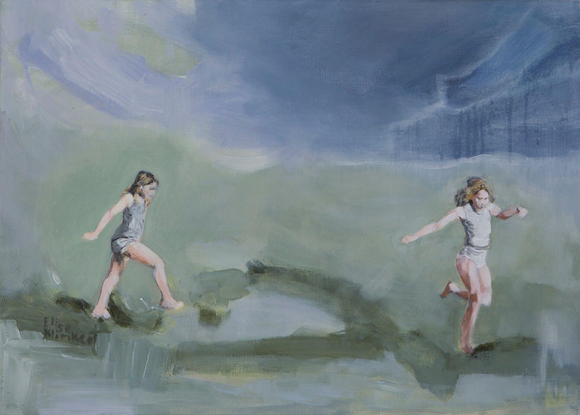 kinderen, landschap,elise klinkert