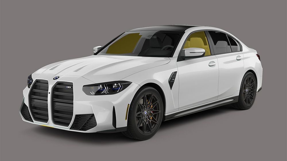 front two window green