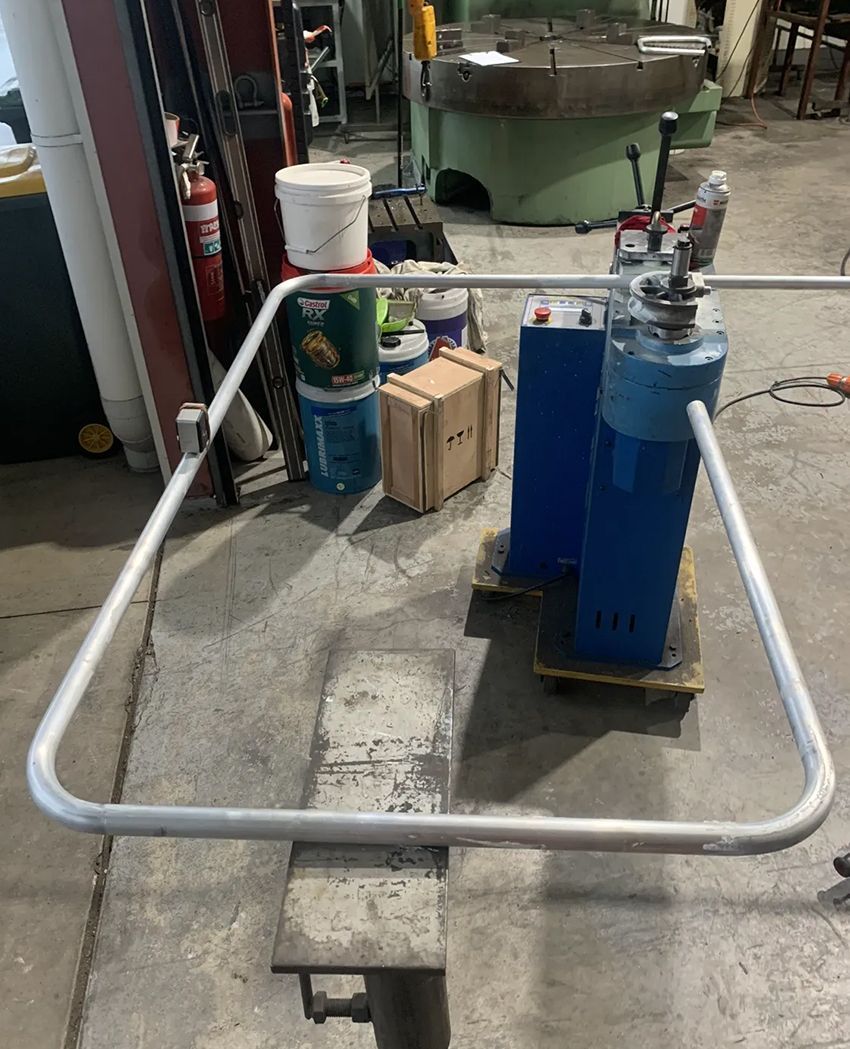 A Machine on a Concrete Floor in a Garage — Hardarc Engineering in Coolum Beach, QLD