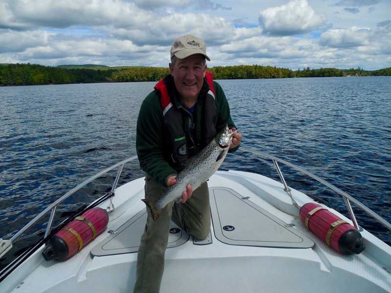 A Man With His Caught Fish