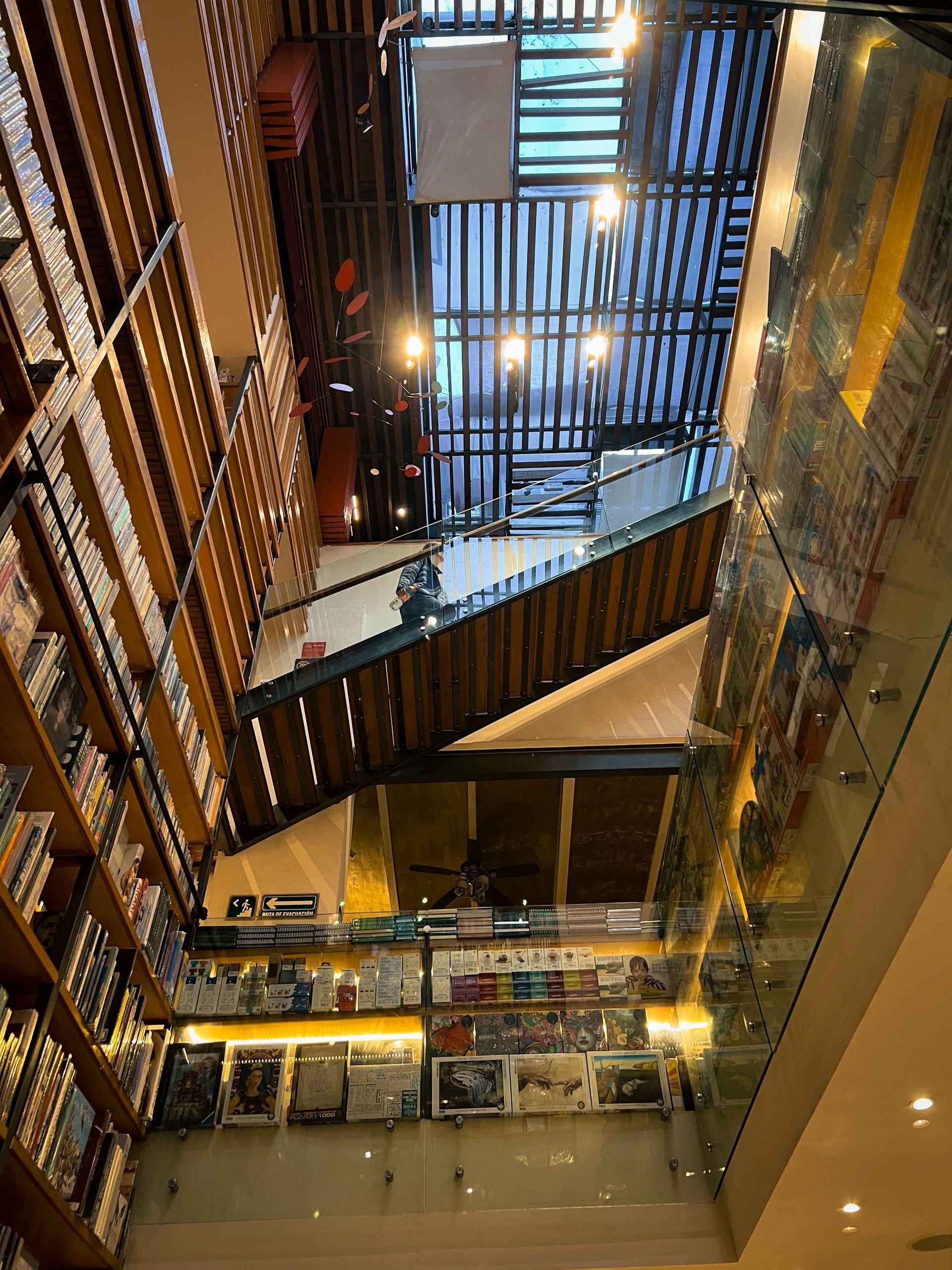 A huge bookshop in Mexico City