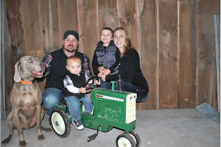 Family with Dog – Durand, WI – Premier Plumbing Services, LLC