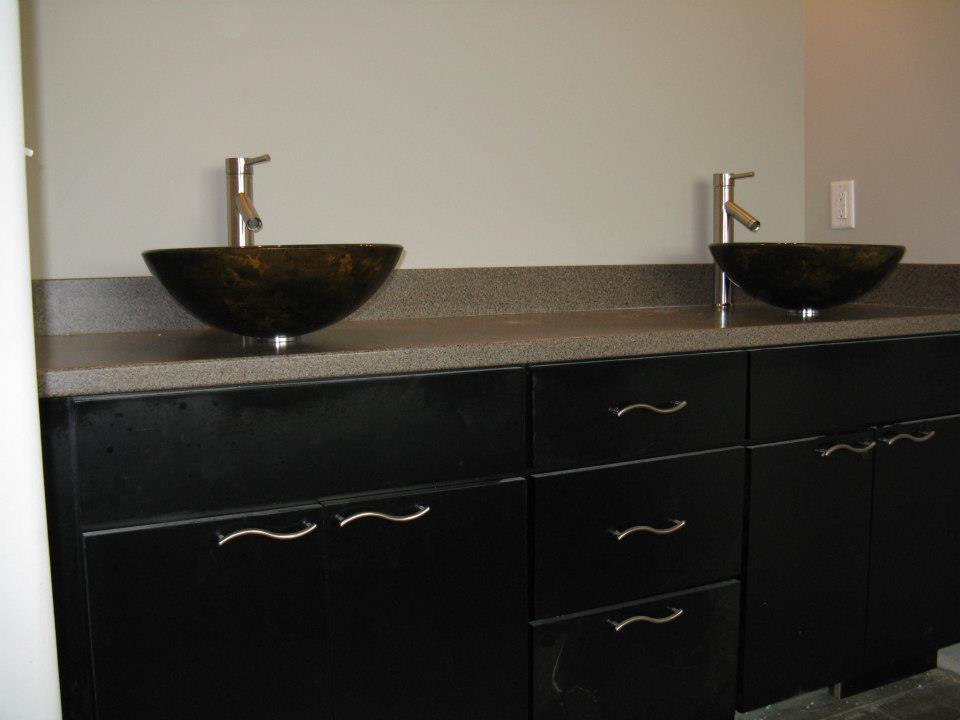 Black Bathroom Sink – Durand, WI – Premier Plumbing Services, LLC