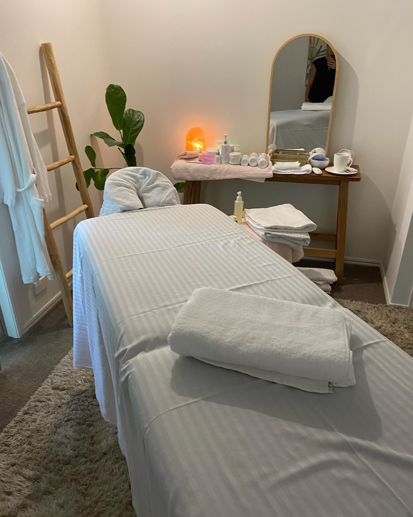 Person Receiving a Back Scrub at A Spa — Soul Good Beauty in Miami, QLD