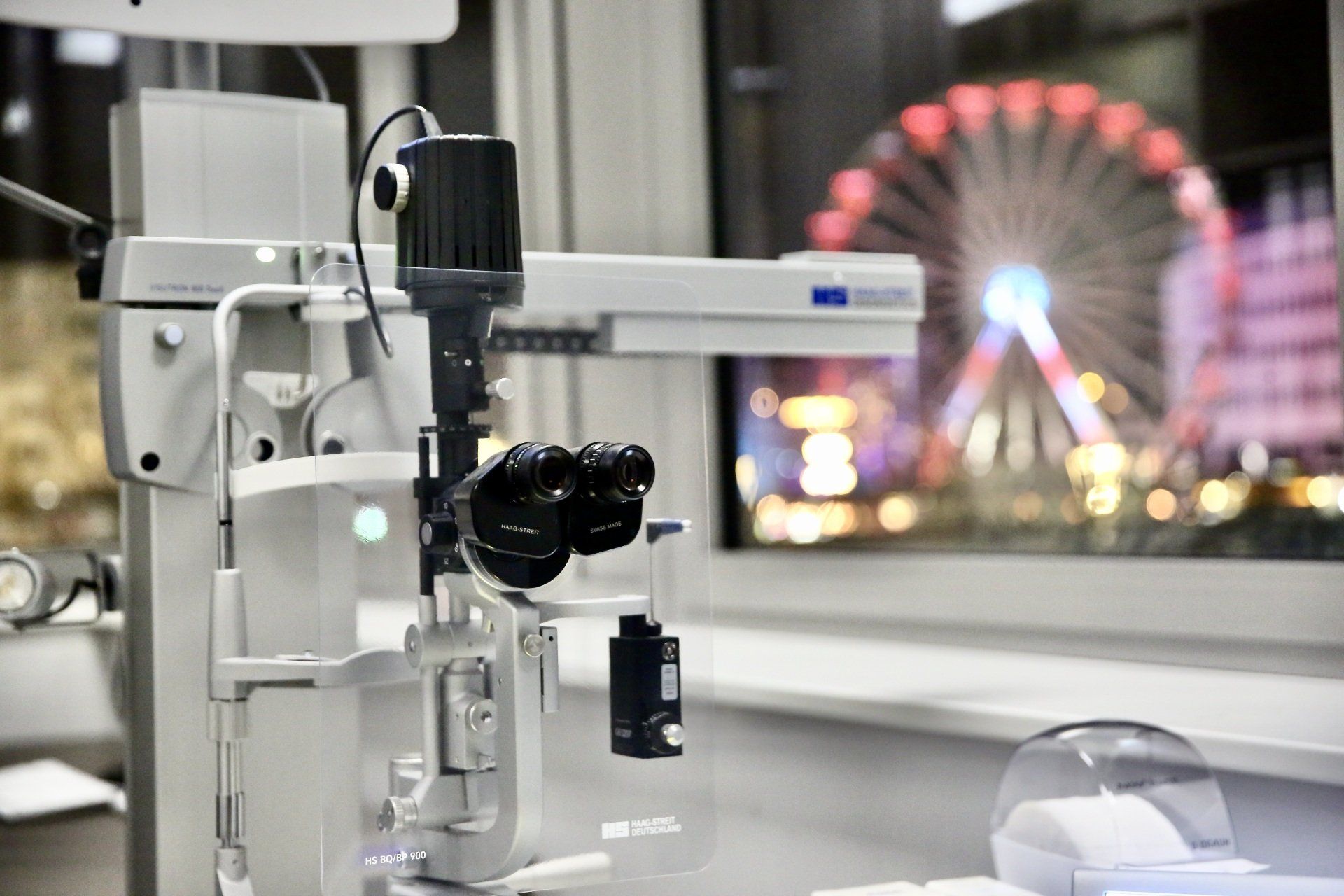 Spaltlampe, Riesenrad, Fotografie