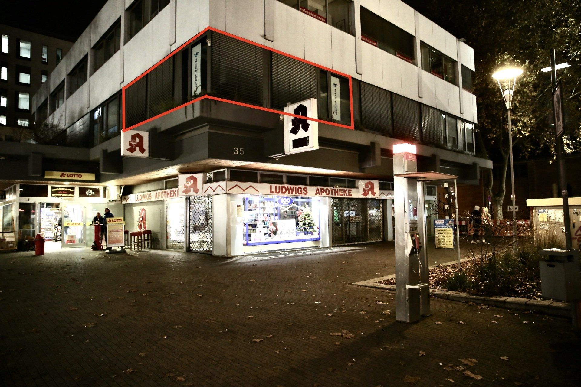 Praxisgebäude, Apotheke, Ludwigshafen, Fotografie