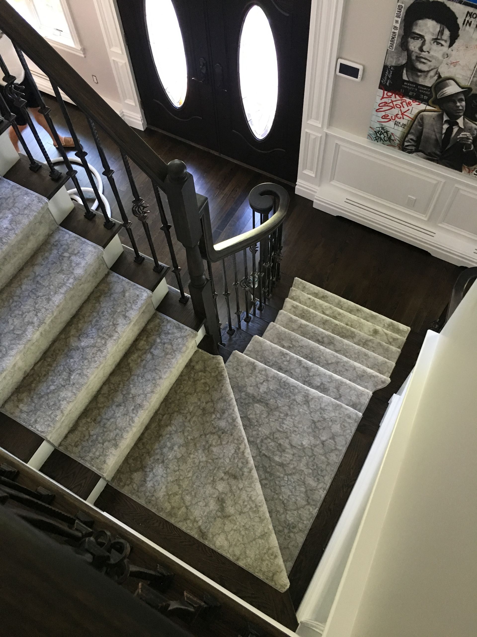 Stair runner -custom carpet