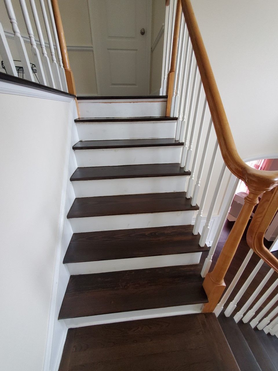 Hardwood steps