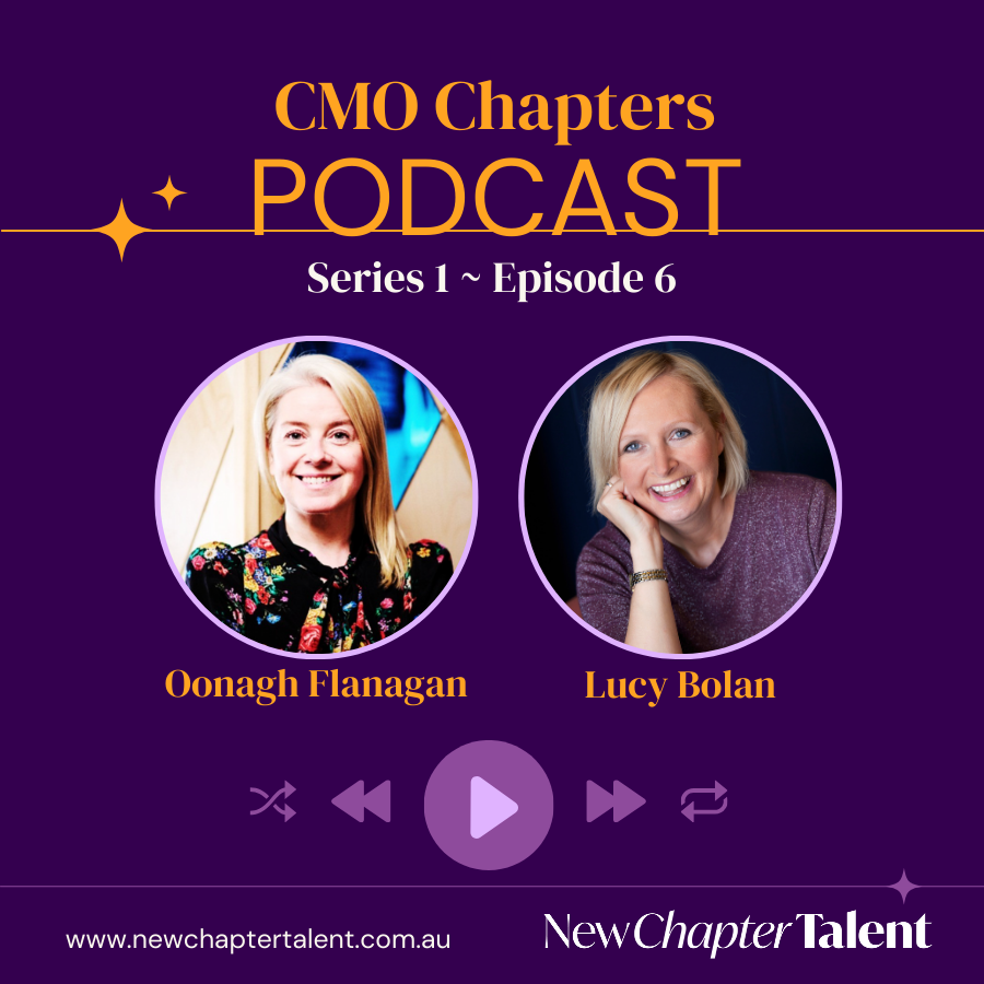 Podcast cover: Two women in circles,