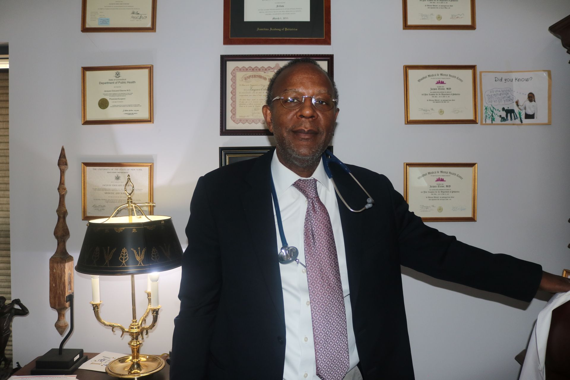 Jacques E. Etienne, MD, FAAP, a board-certified pediatric medical doctor in Danbury, CT.