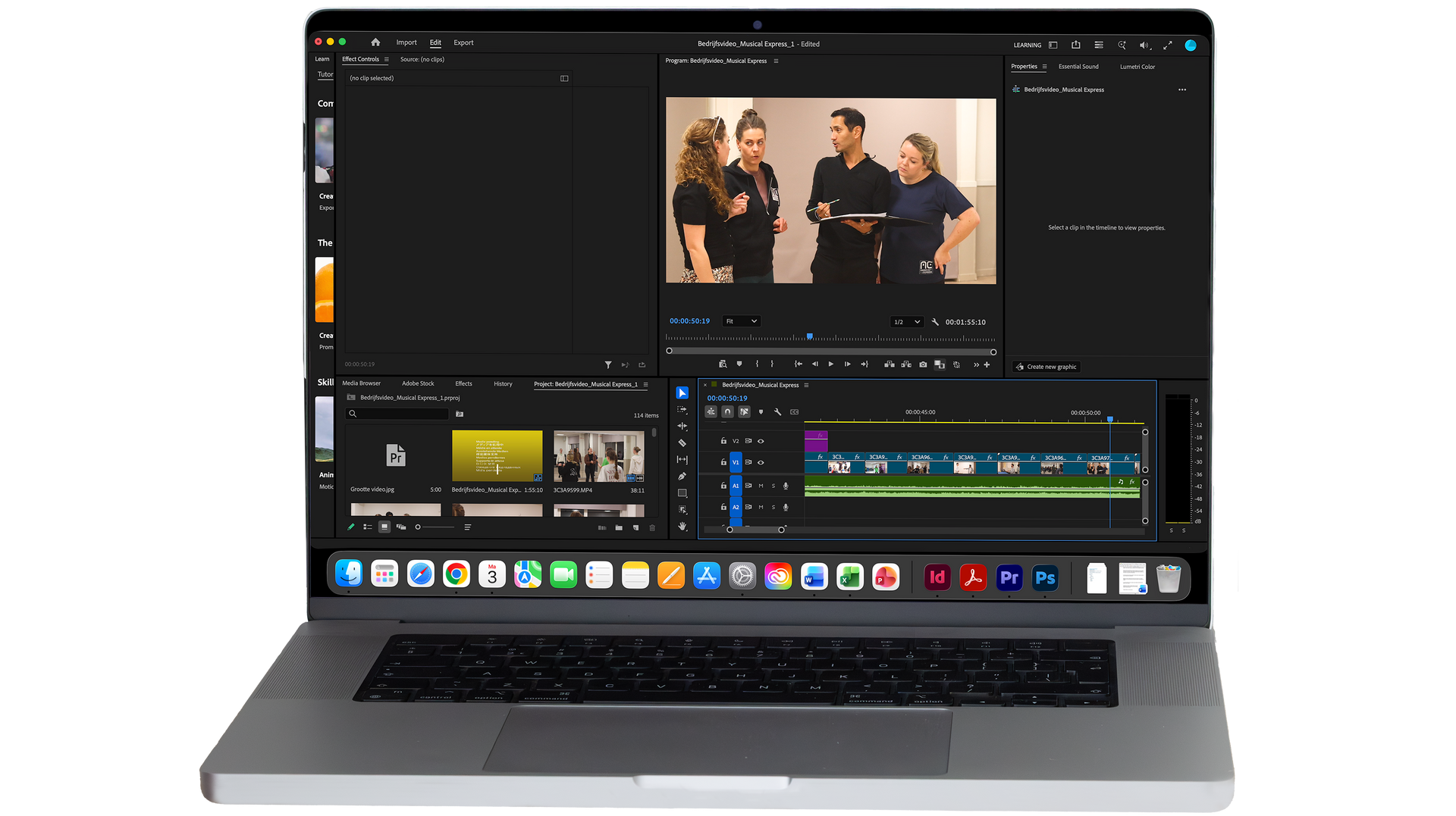 Bedrijfsfilm editen | Musical Express | AG Social Solutions