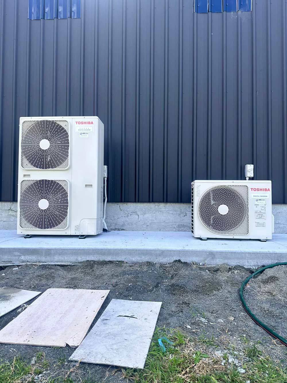 Two Air Conditioners in Modern Setting — Aircon Mid North Coast in Forster, NSW