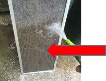 Red Arrow To Back Of Refrigerator — Aircon Mid North Coast in Forster NSW