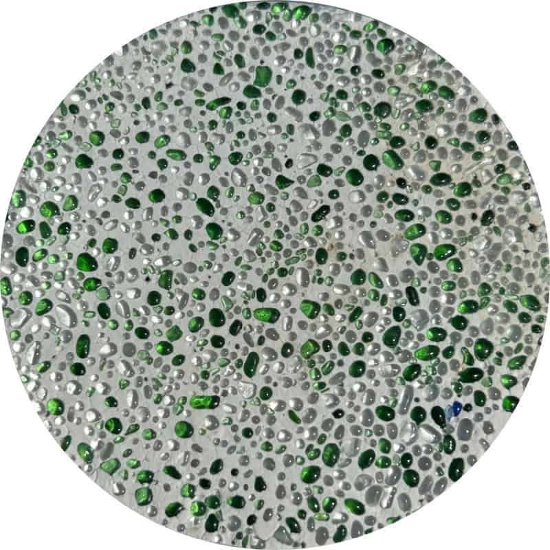 Glass Forest pool pebble
