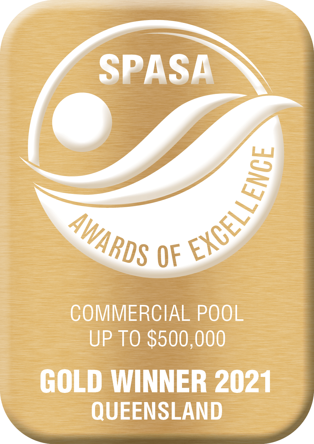 SPASA Award QLD Concrete Commercial Pool up to $500,000 – Gold Winner