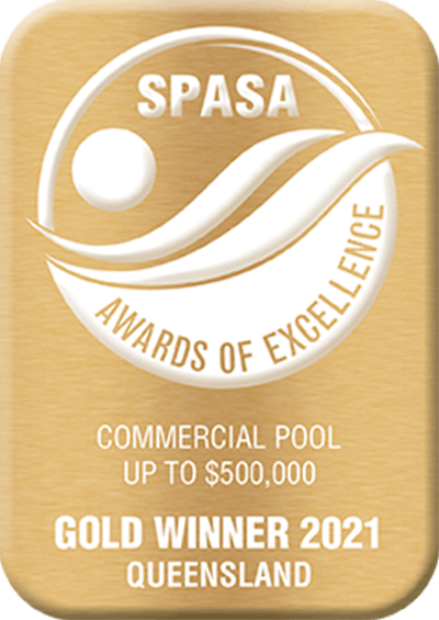 SPASA Award QLD Concrete Commercial Pool up to $500,000 – Gold Winner