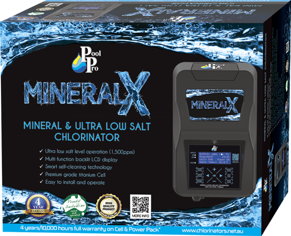 MINERAL AND ULTRA LOW SALT CHLORINATOR