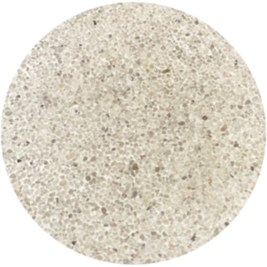 White pool pebble