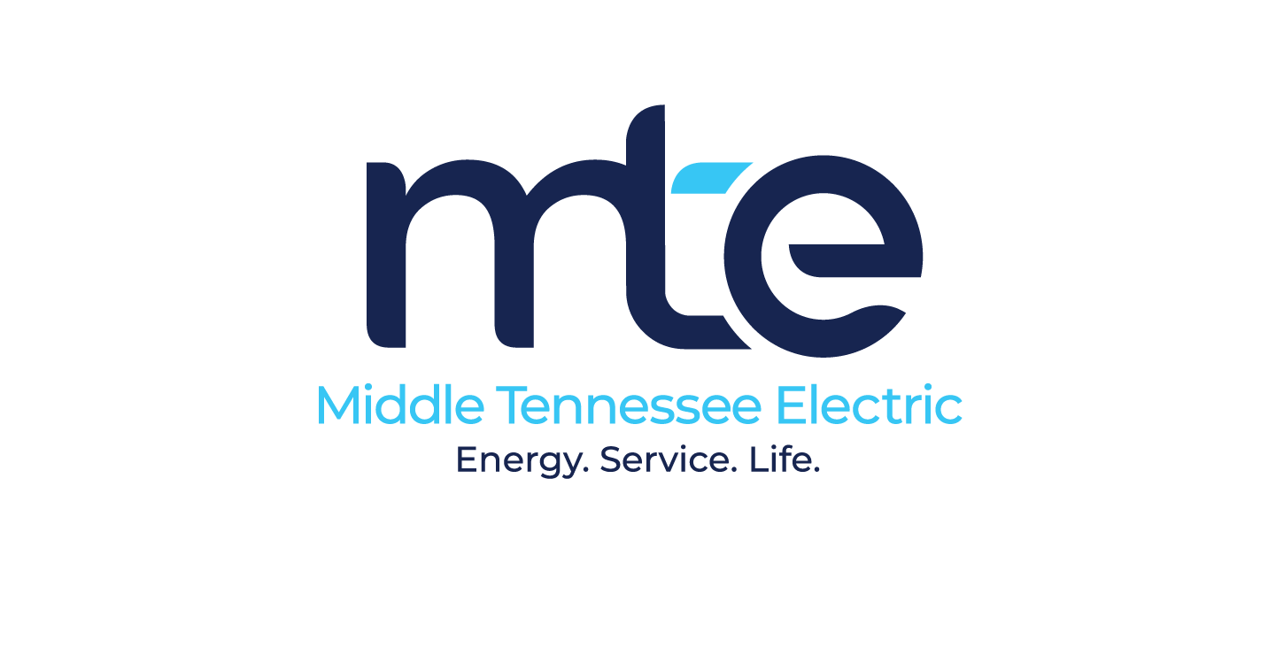 The logo for middle tennessee electric energy service life.
