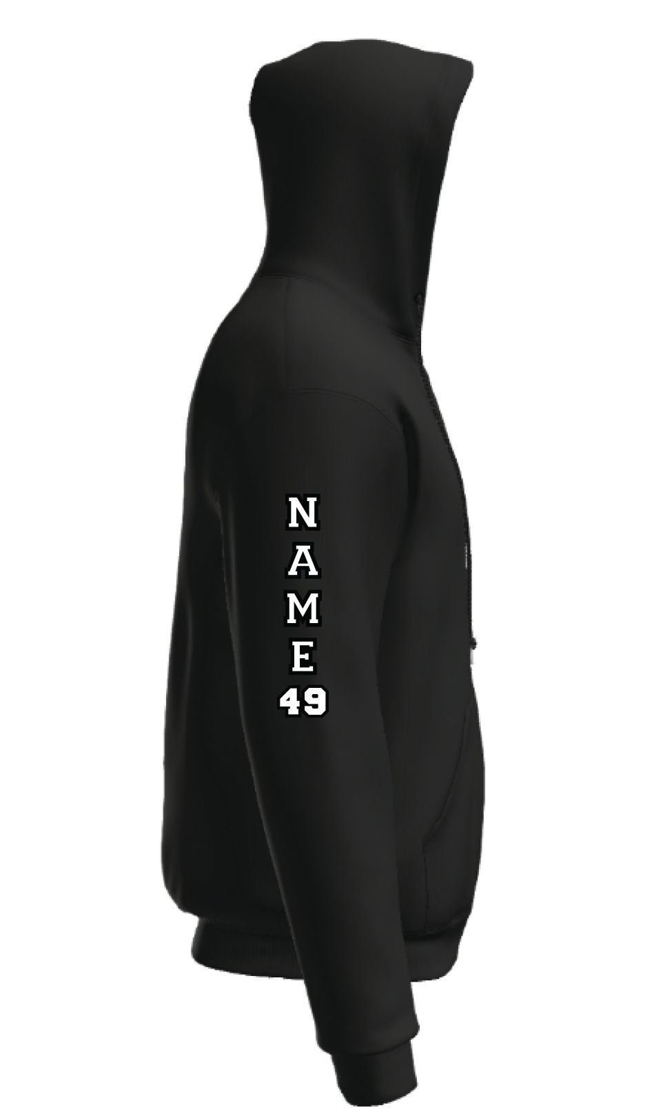 KO Soccer Designs 1 & 3 993M Jerzees Adult Zip Hood