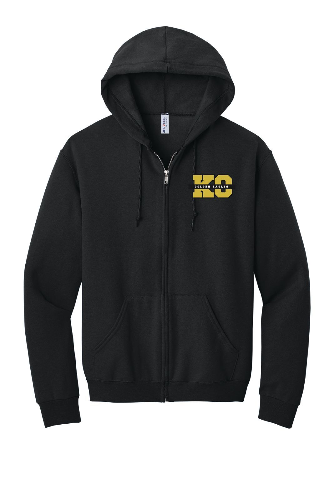 KO Soccer Designs 5 993M Jerzees Adult Zip Hood