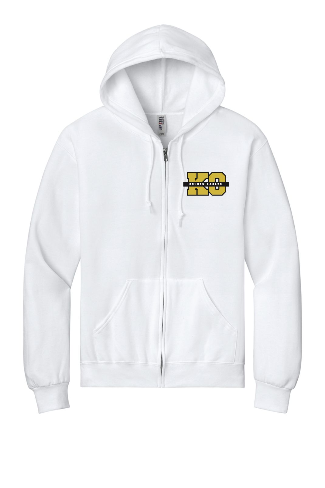 KO Soccer Designs 5 993M Jerzees Adult Zip Hood