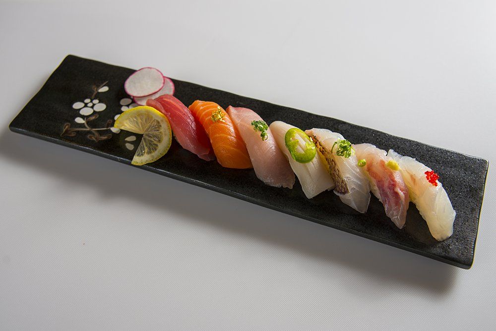 Assorted fresh sushi at Volcano Steak & Sushi in West Berlin, NJ