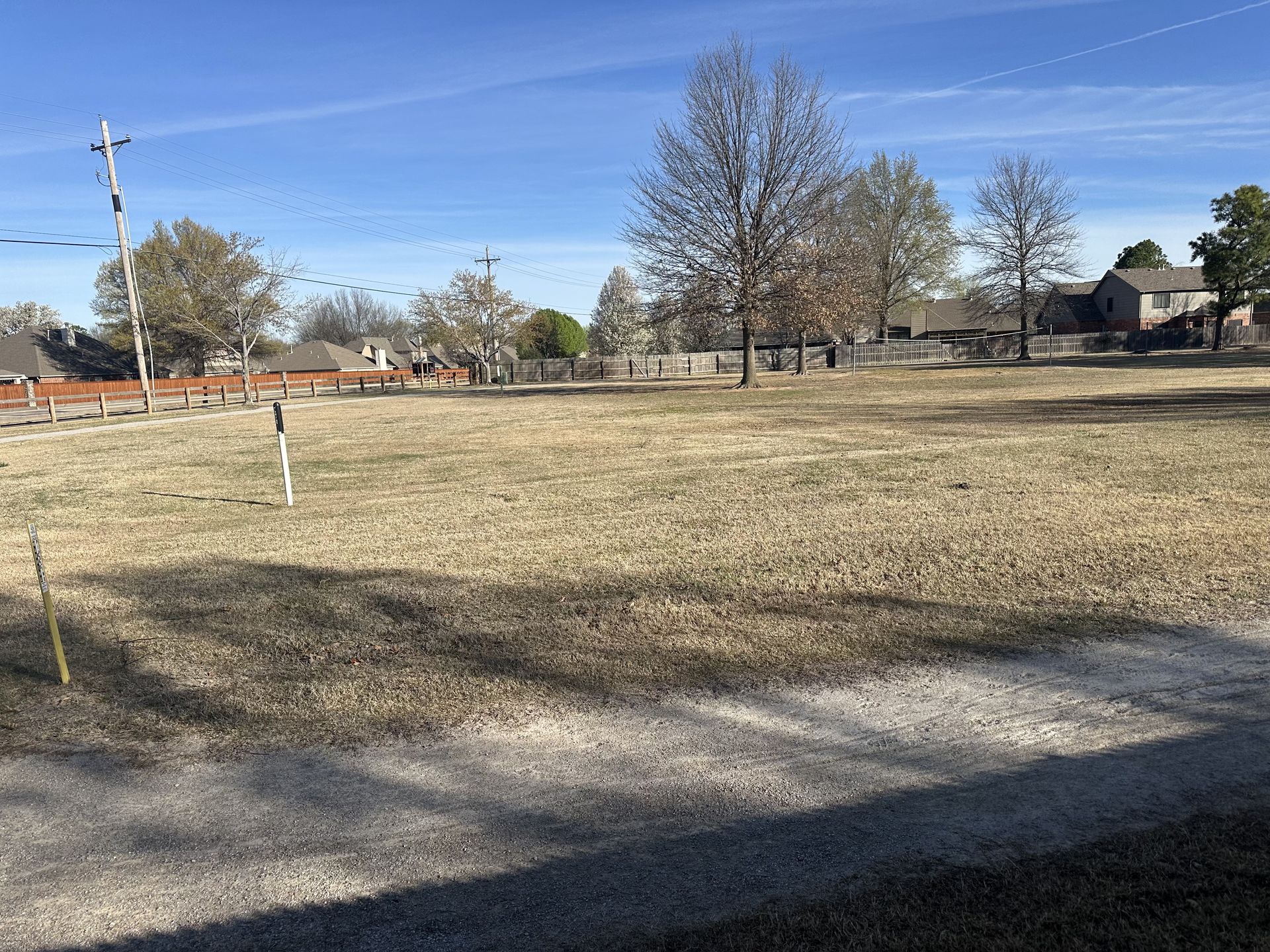 House for sale view of backyard
