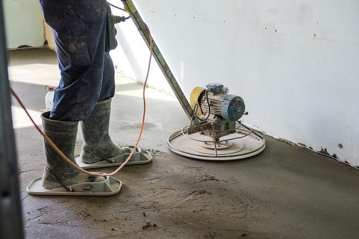 Residential concrete floor leveling in Fremont, CA