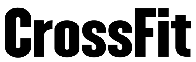 CrossFit logo in black font.