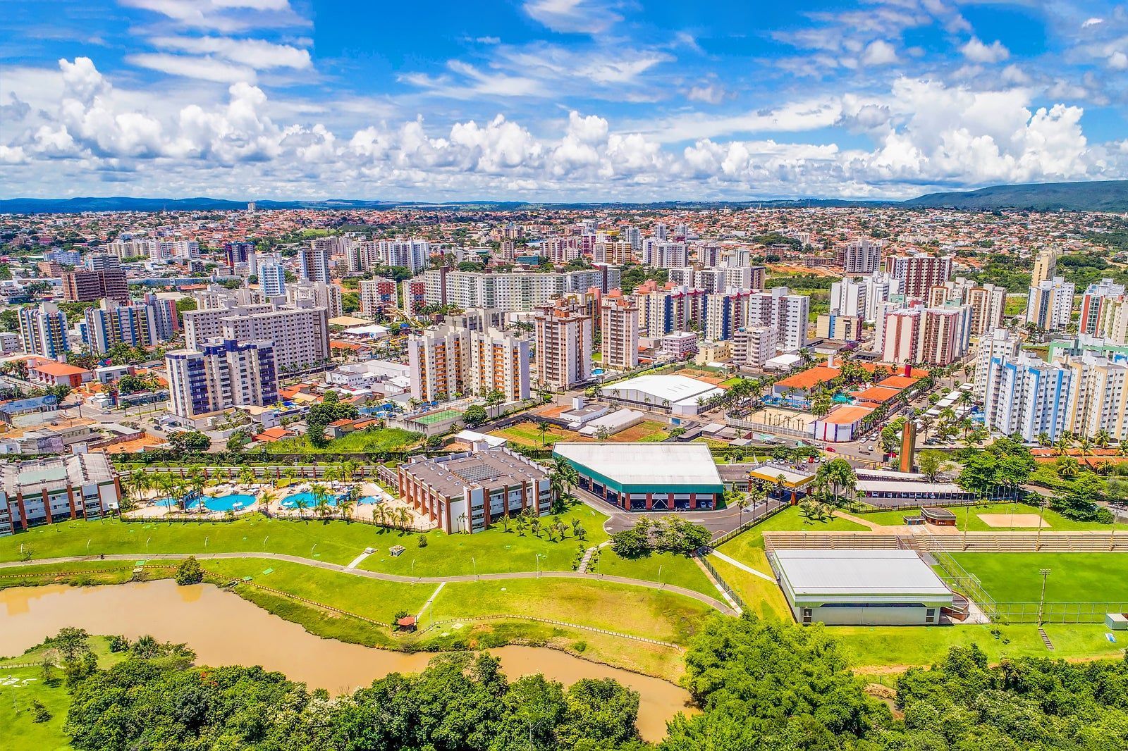 Lago Corumbá em Caldas Novas