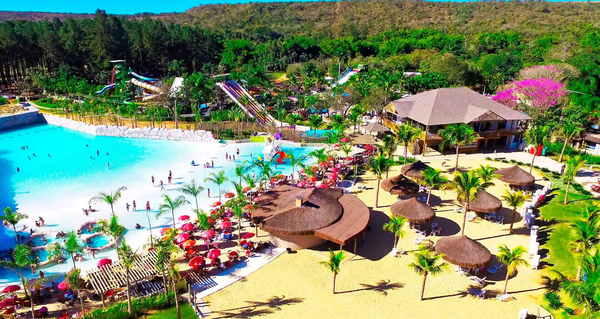 Hospedagem Viver Caldas com acesso aos Parques da Lagoa