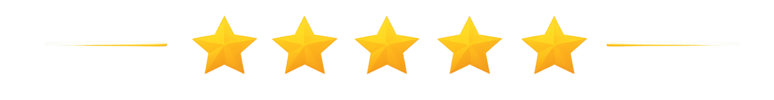 A Horizontal Line of Five Evenly Spaced Stars — Dominion Pest Control in Kingaroy, QLD
