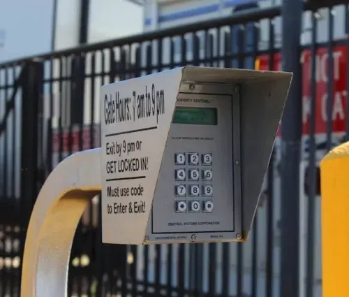 Aspen springs gate pin code machine