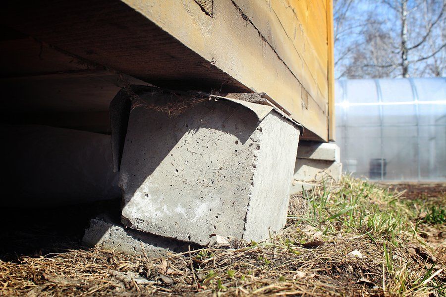 cracks in the concrete