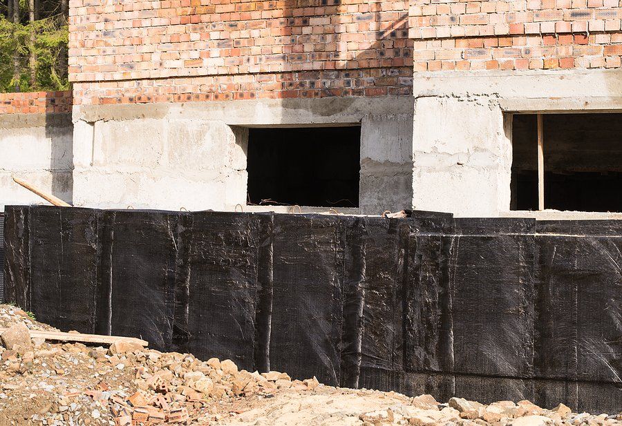 newly installed vapor barriers