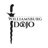 Williamsburg Dojo A black and white logo for williamsburg dojo