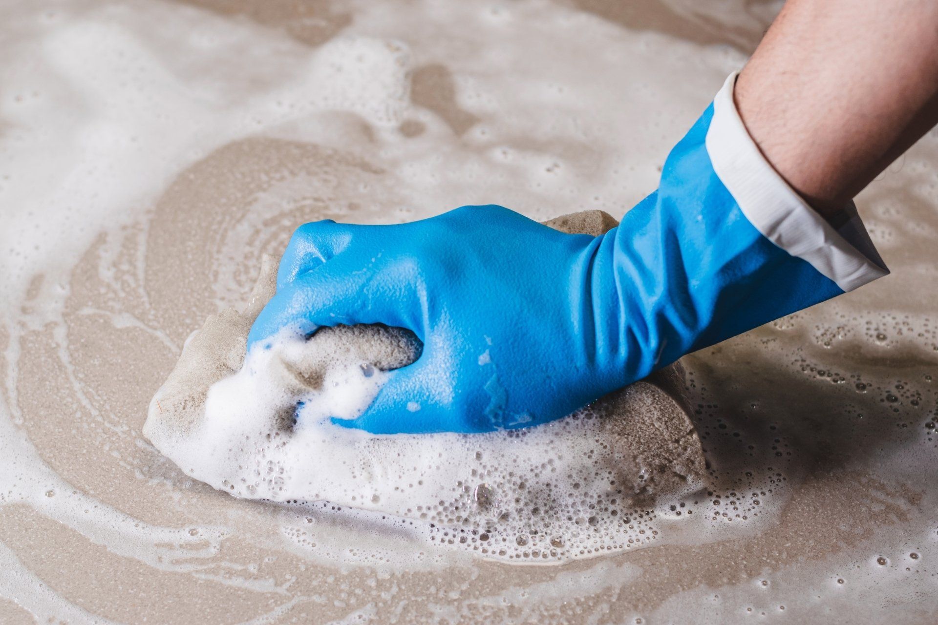 tile and grout cleaning process