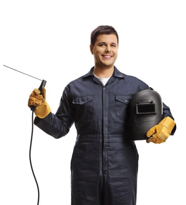 Welder in Uniform