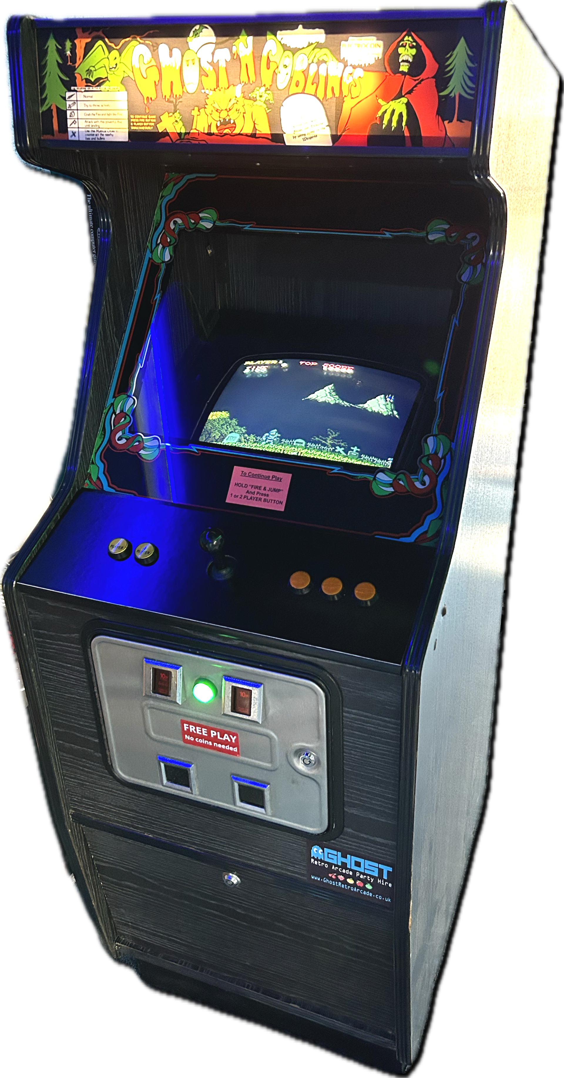space invaders arcade machine hire